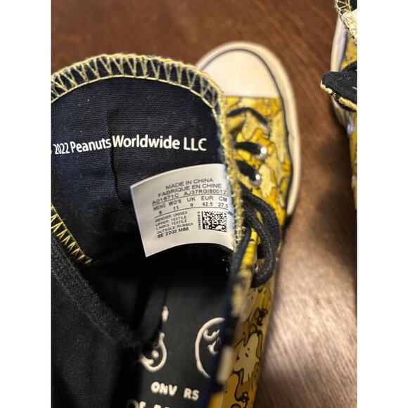 Converse Chuck Taylor All Star 70 Hi Peanuts Woodstock A01871C - Picture 7 of 9